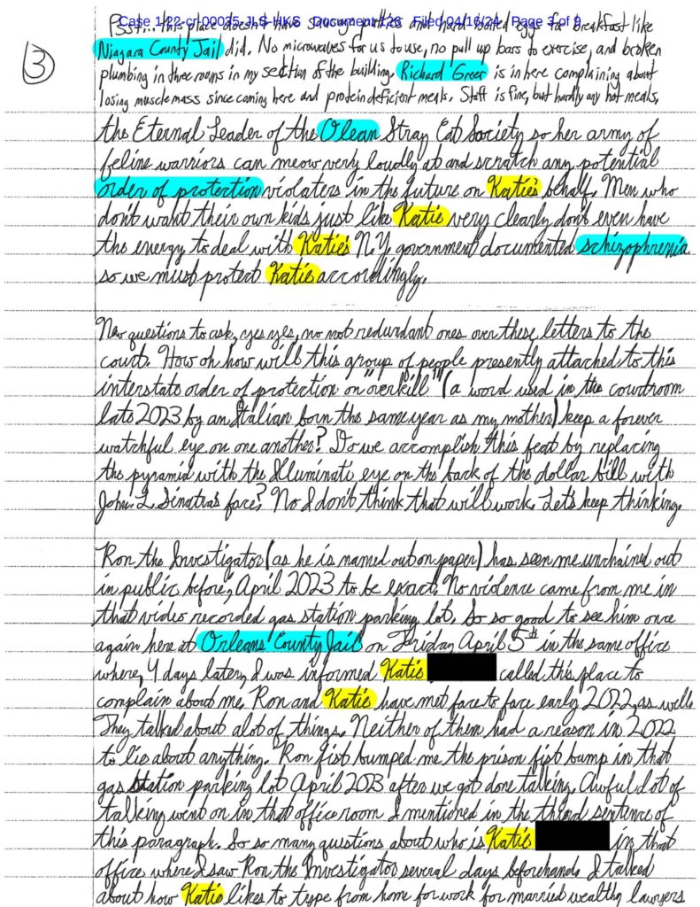 letter from luke wenke to the honorable john l. sinatra jr. april 2024
