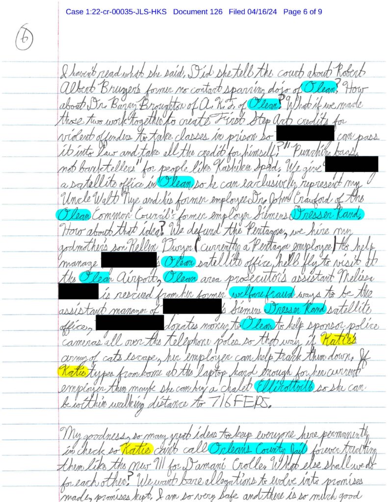 letter from luke wenke to the honorable john l. sinatra jr. april 2024